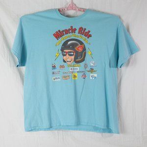 Men's 26th Annual Miracle Ride Motorcycle Benefit Shirt 2XL - Harley Davidson